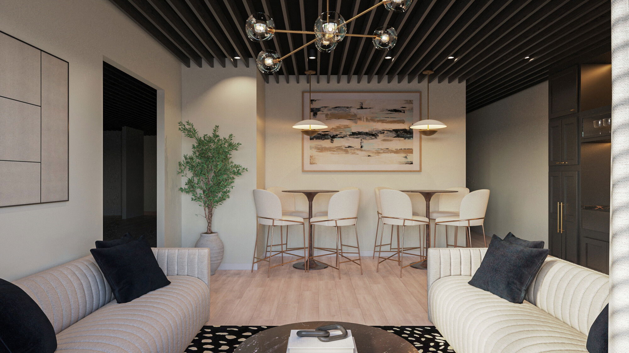 Online Designer Living Room 3D Model 3
