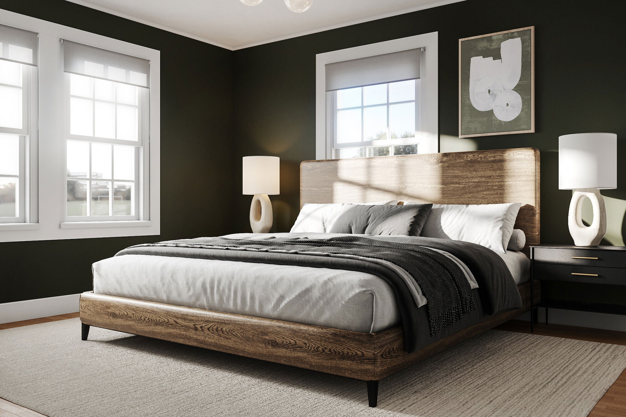 Online Designer Bedroom 3D Model 2