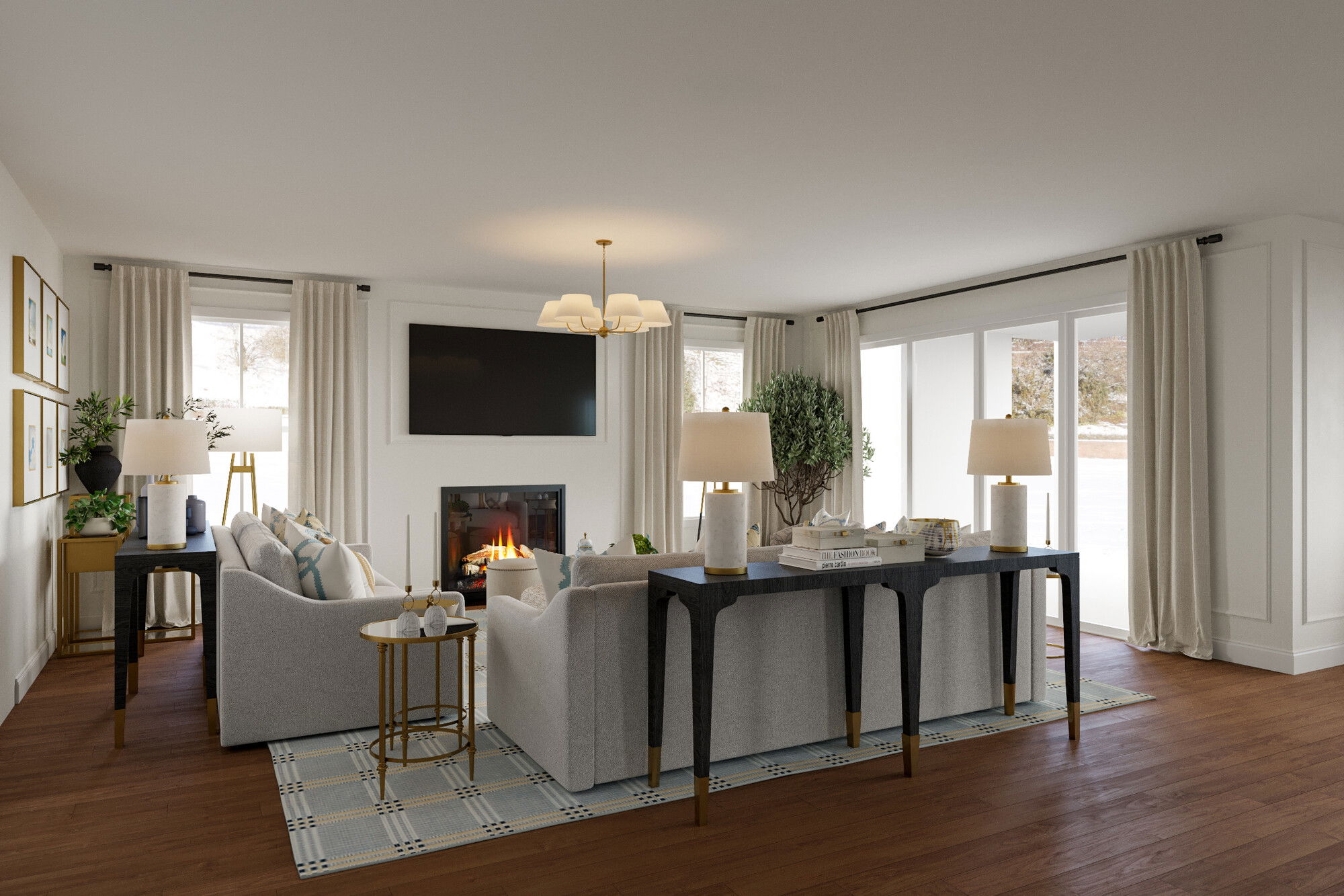 Online Designer Living Room 3D Model 5