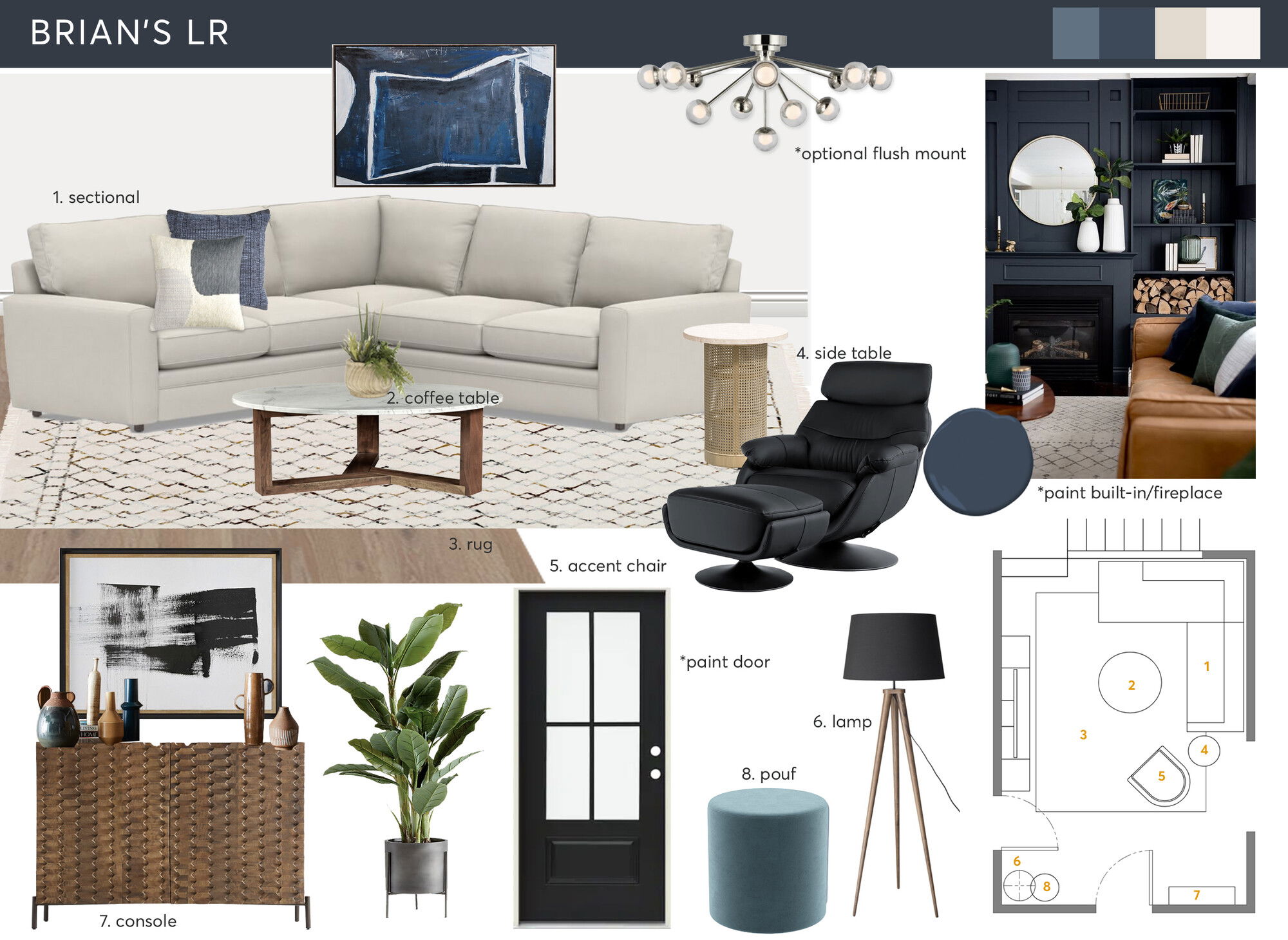 Online Designer Living Room Interior Design Ideas