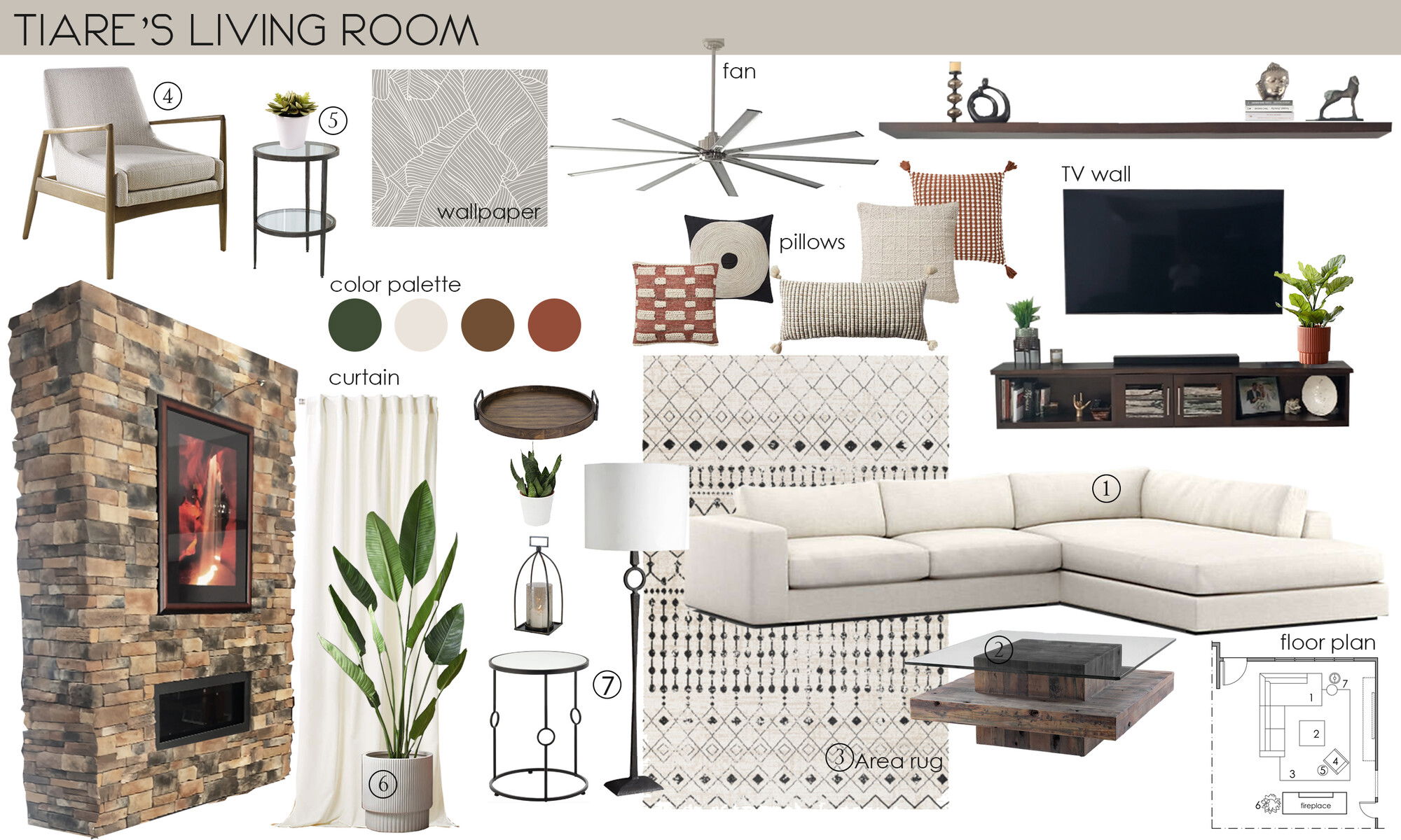 Ideas De Diseño Interior De Sala De Estar De Diseñador En Línea