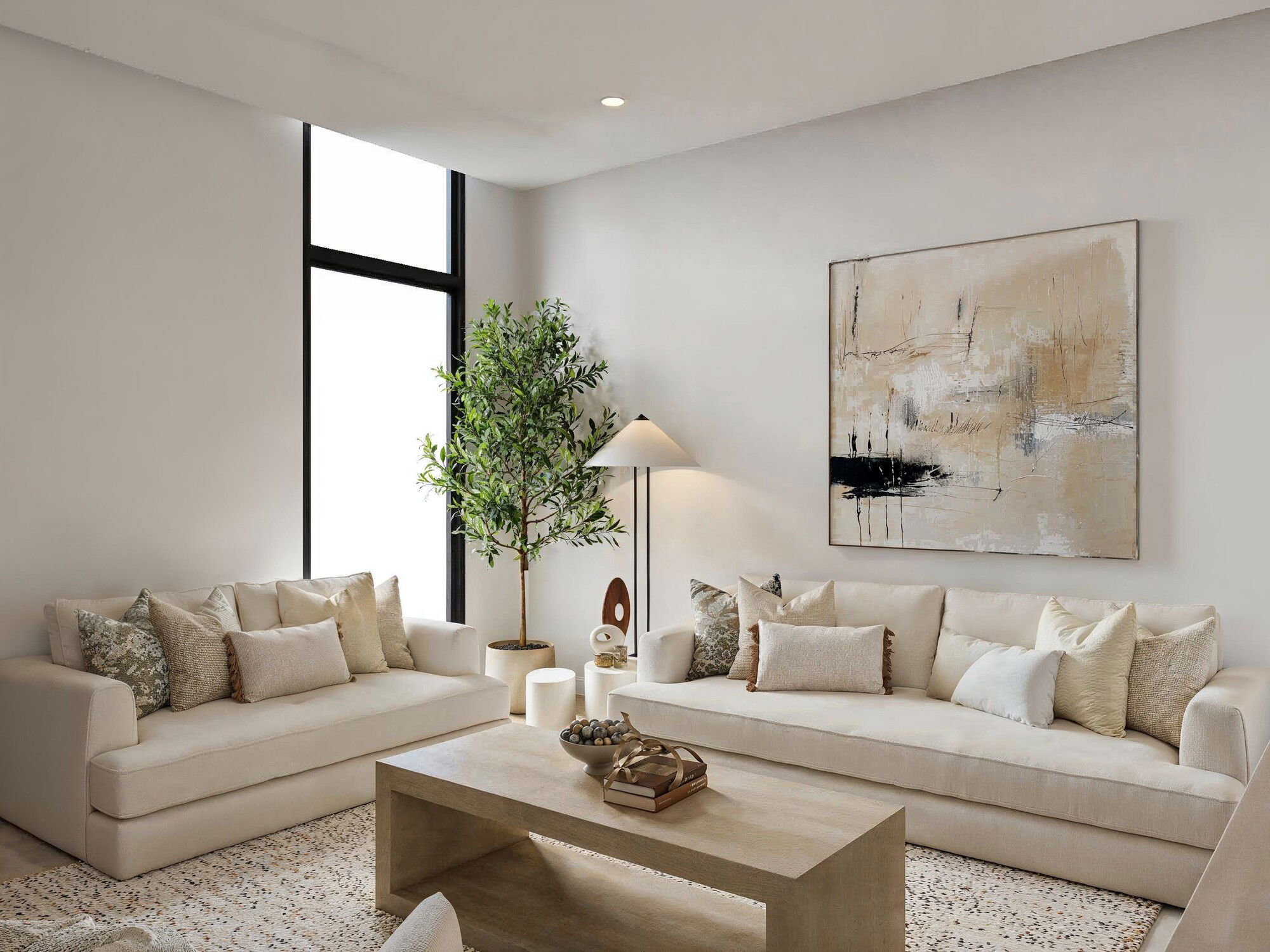 Online Designer Living Room 3D Model 3