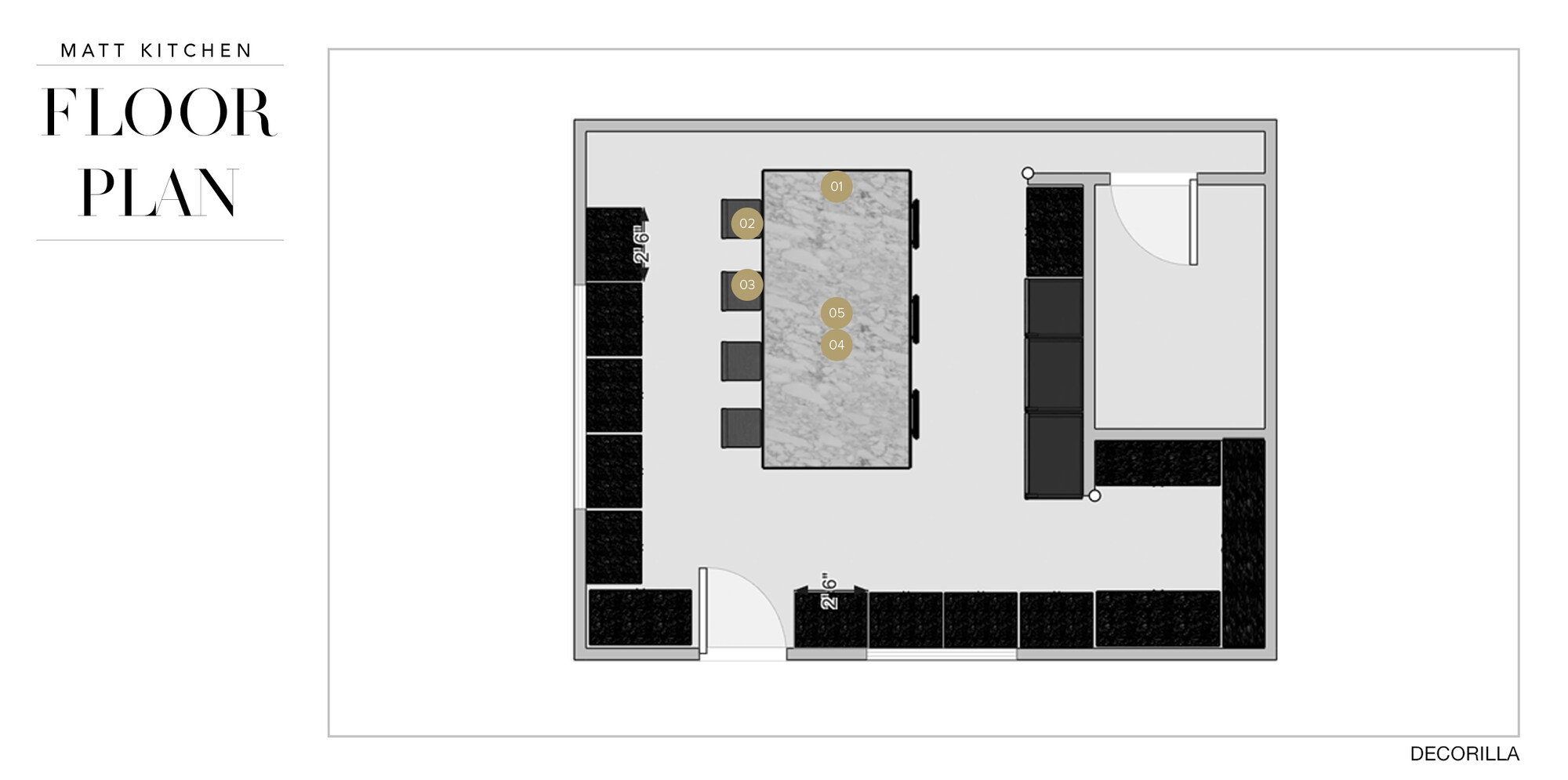 Online Designer Bedroom Floorplan