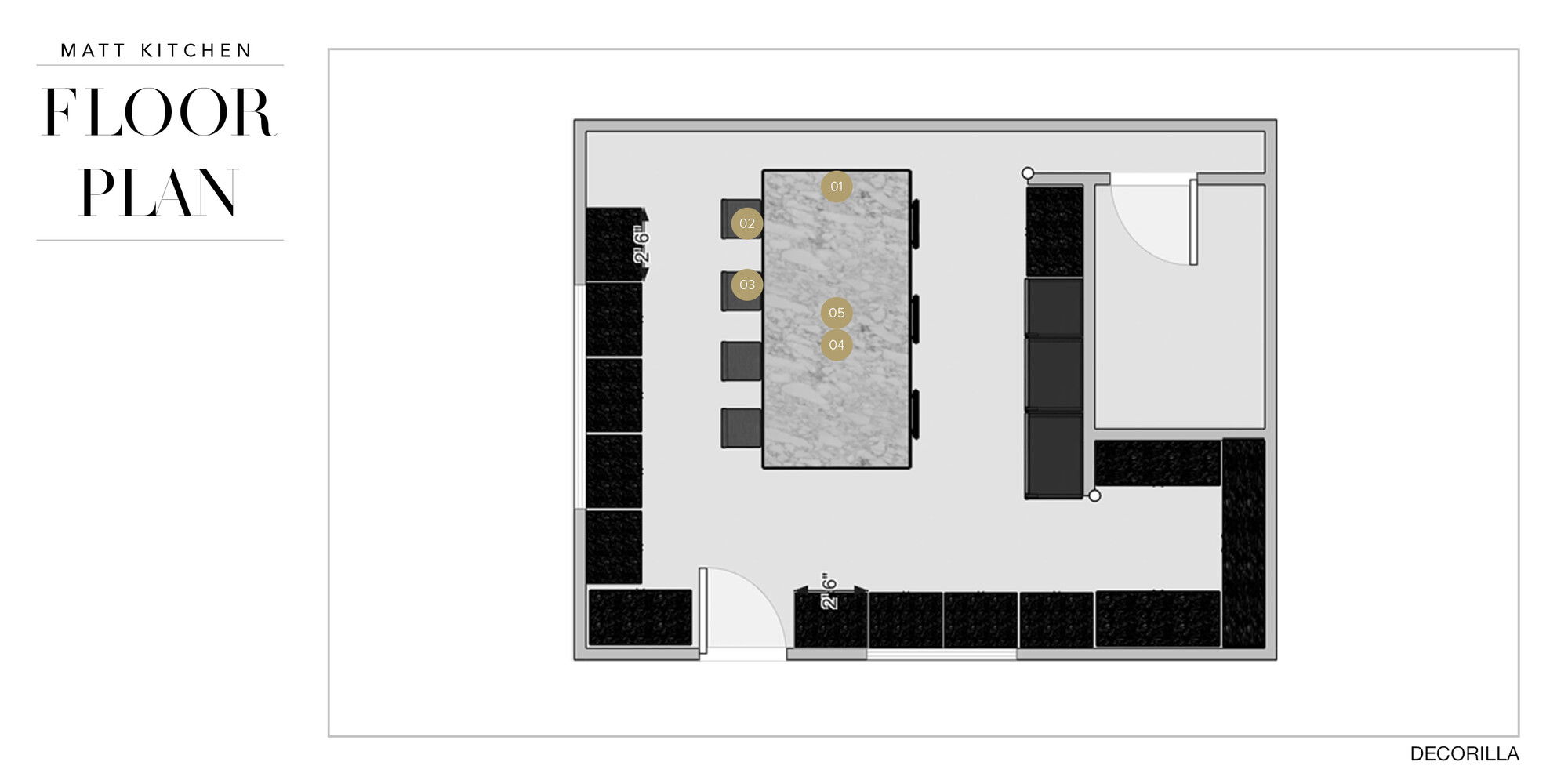 Online Designer Bedroom Floorplan