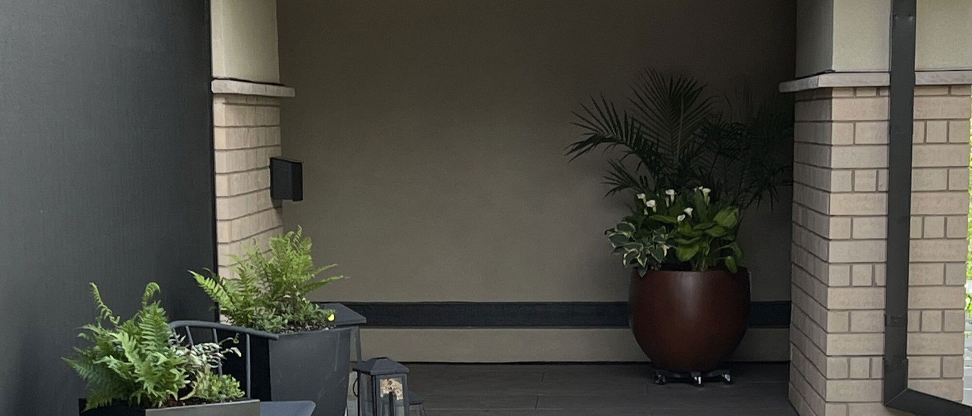 Modern Contemporary Entrance & Hallway Design- Before Photo