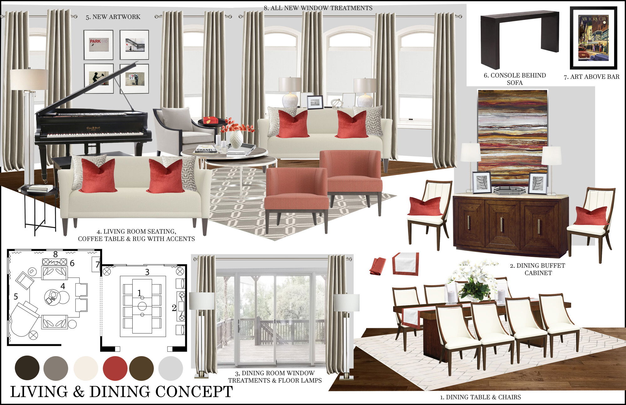 Online Designer Living Room Interior Design Ideas