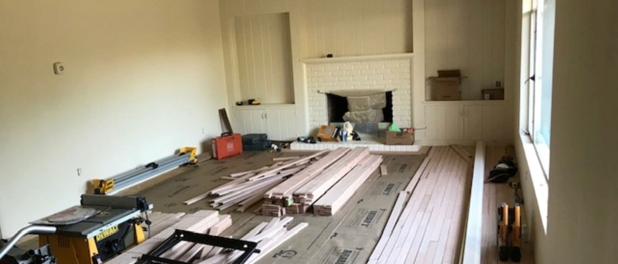 Proyecto de Diseño de Sala de Estar de Transición - Foto Antes