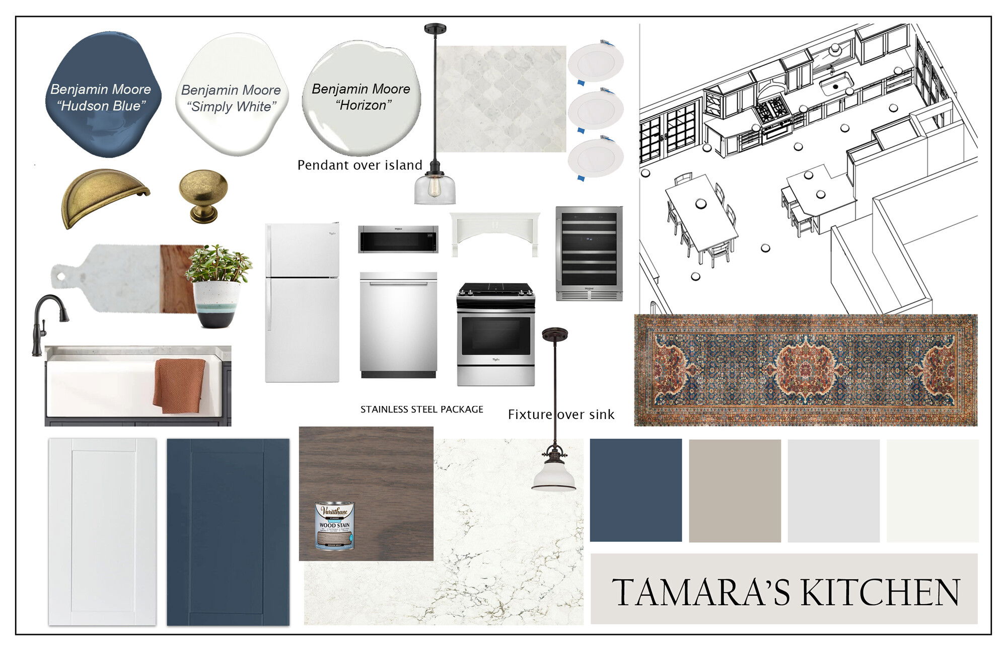 Ideas de Diseño de Interiores de Cocina de Diseñador en Línea