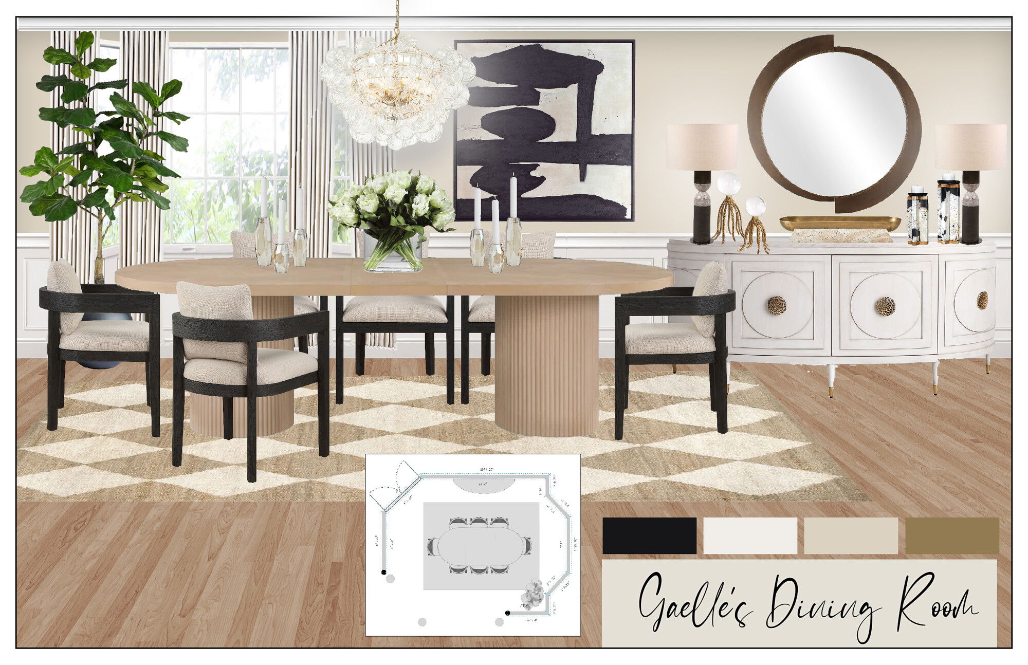 Online Designer Dining Room Interior Design Ideas