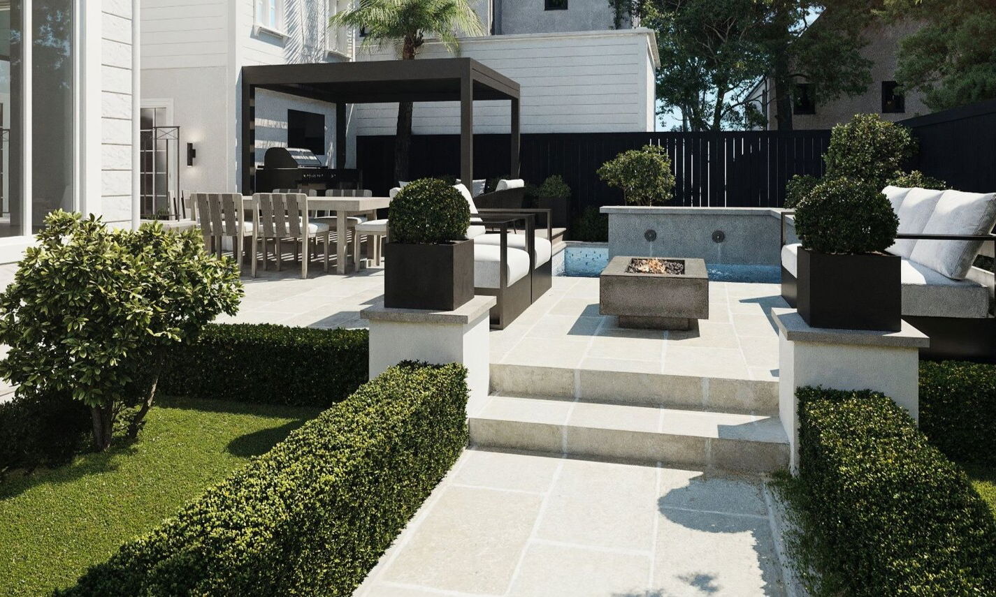 Modern Pergola Patio Renovation