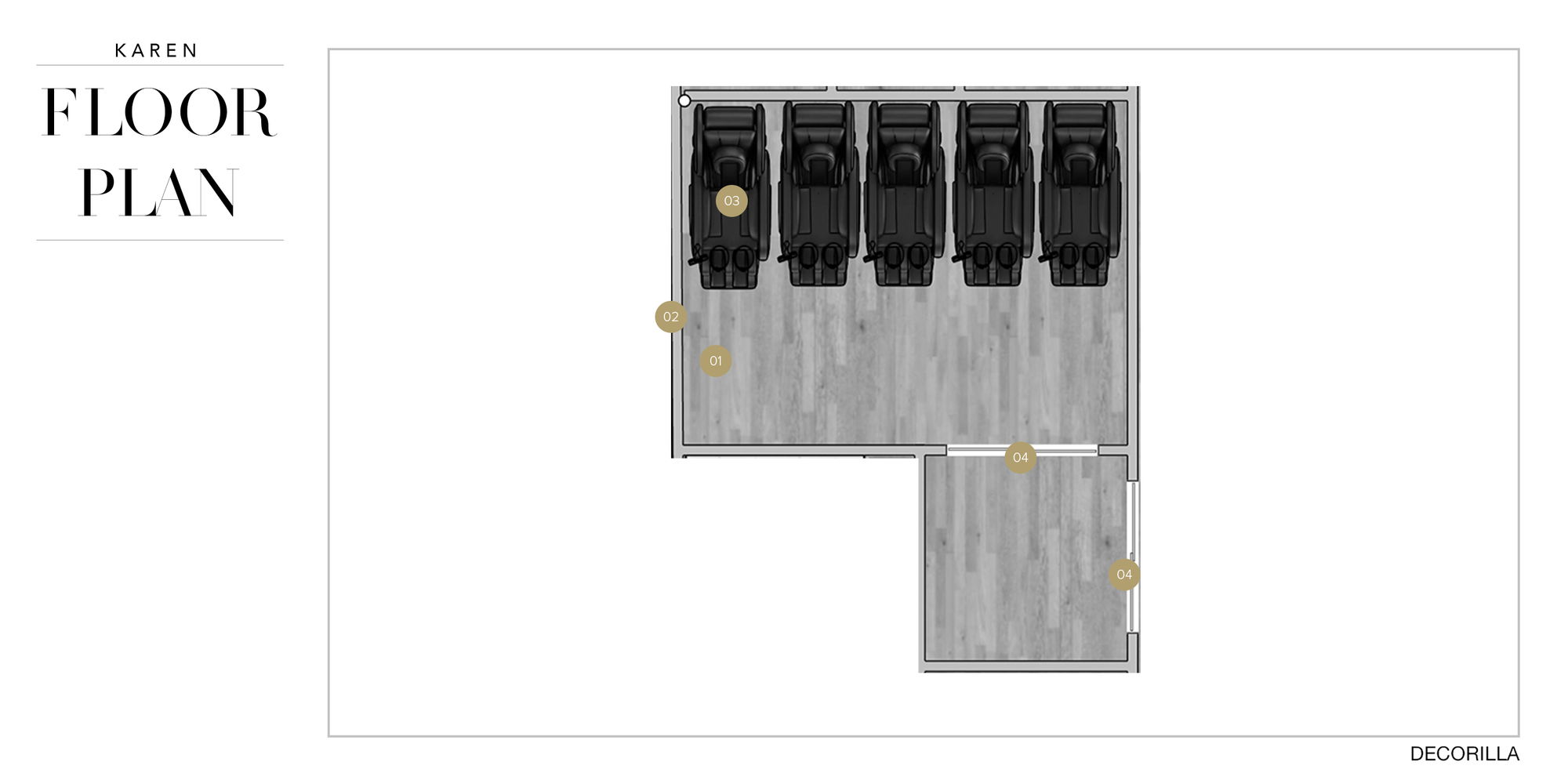 Online Designer Living Room Floorplan