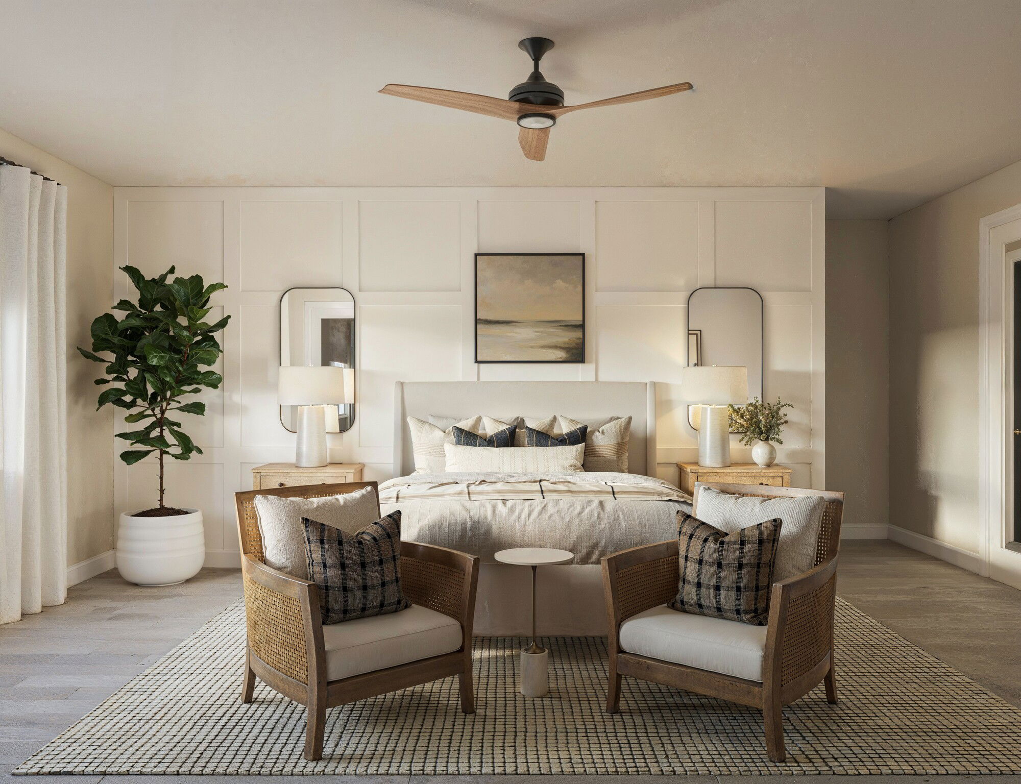 Online Designer Bedroom 3D Model 3