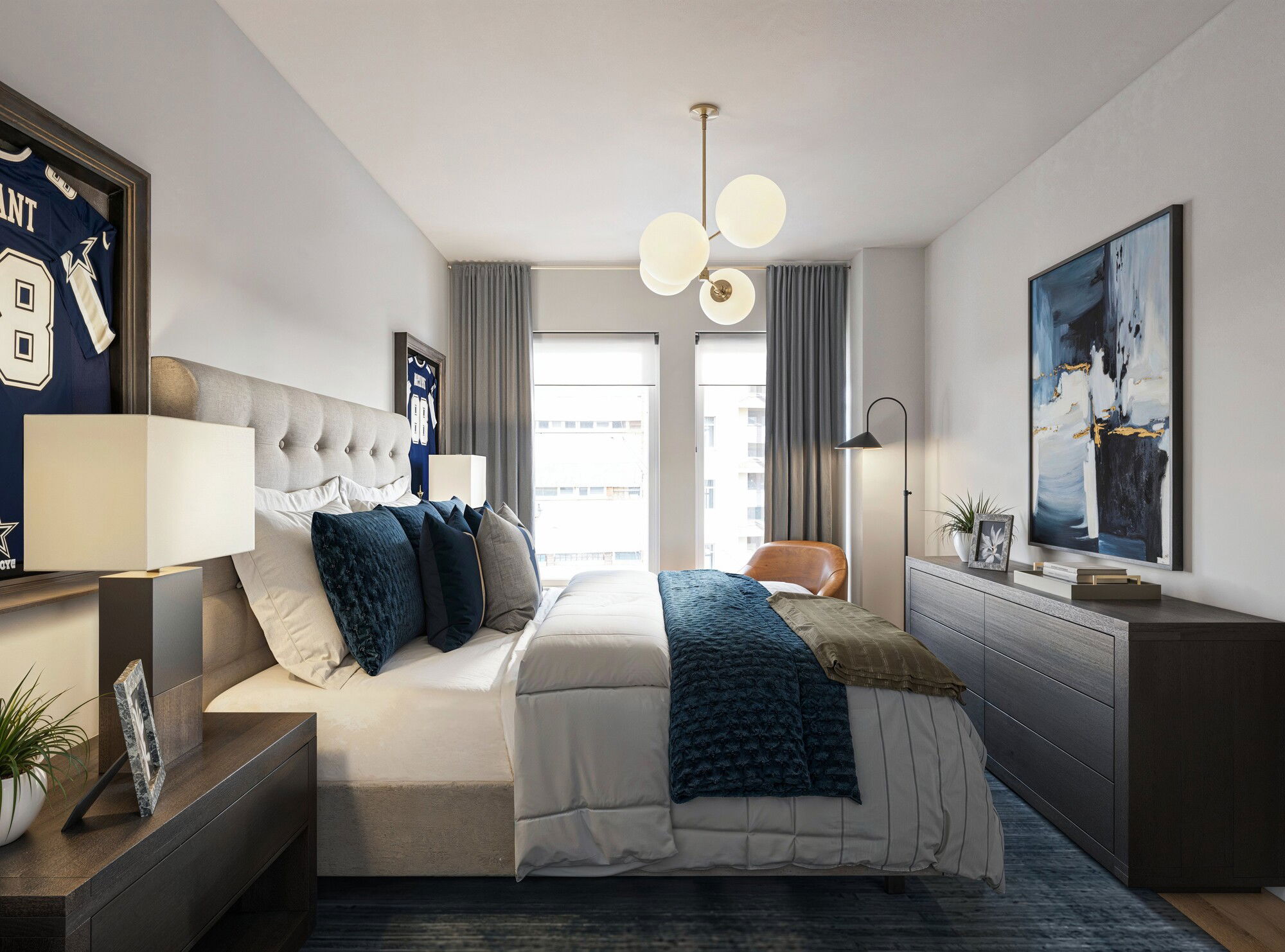 Online Designer Bedroom 3D Model 1