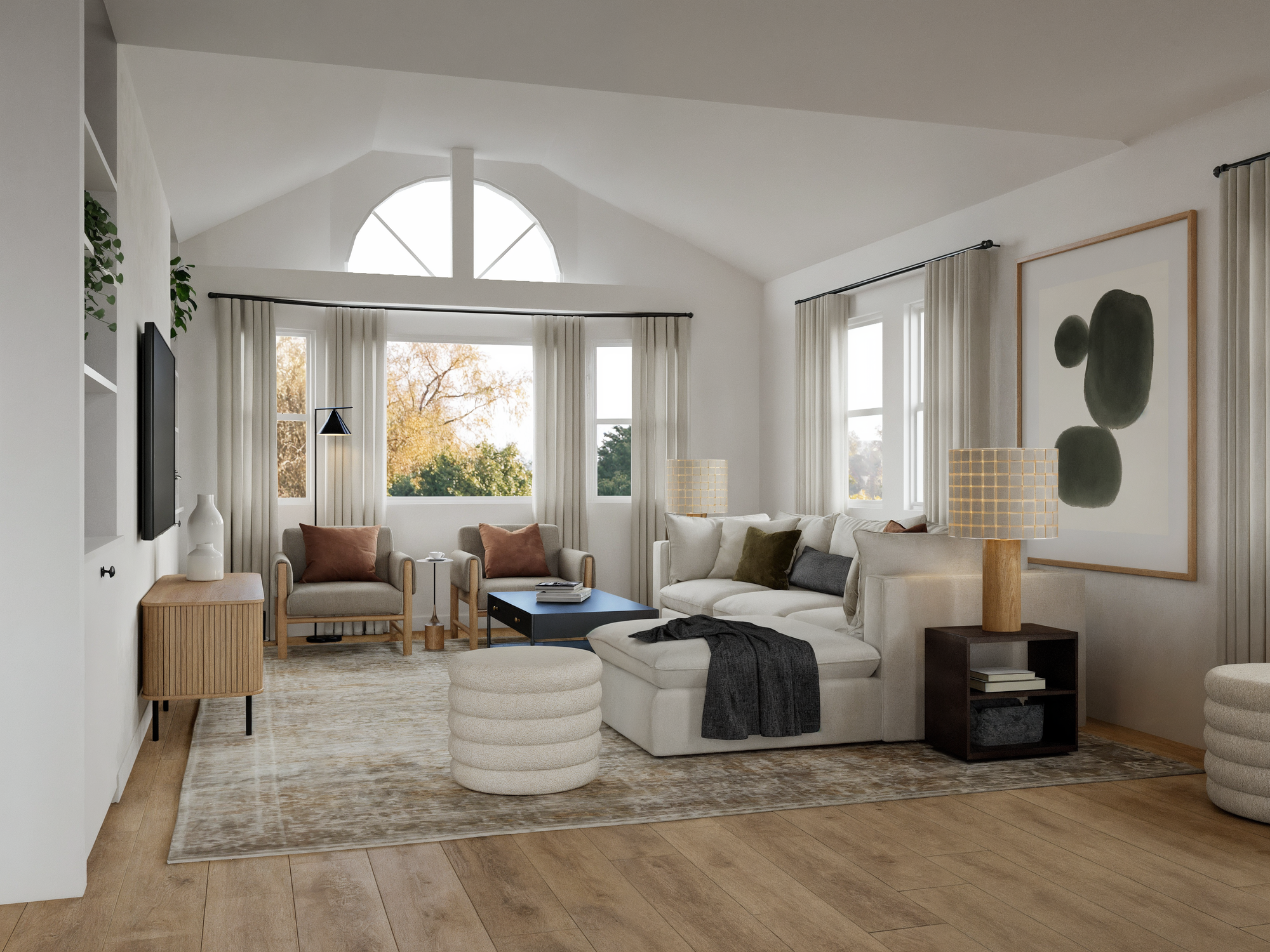 Online Designer Living Room 3D Model 1