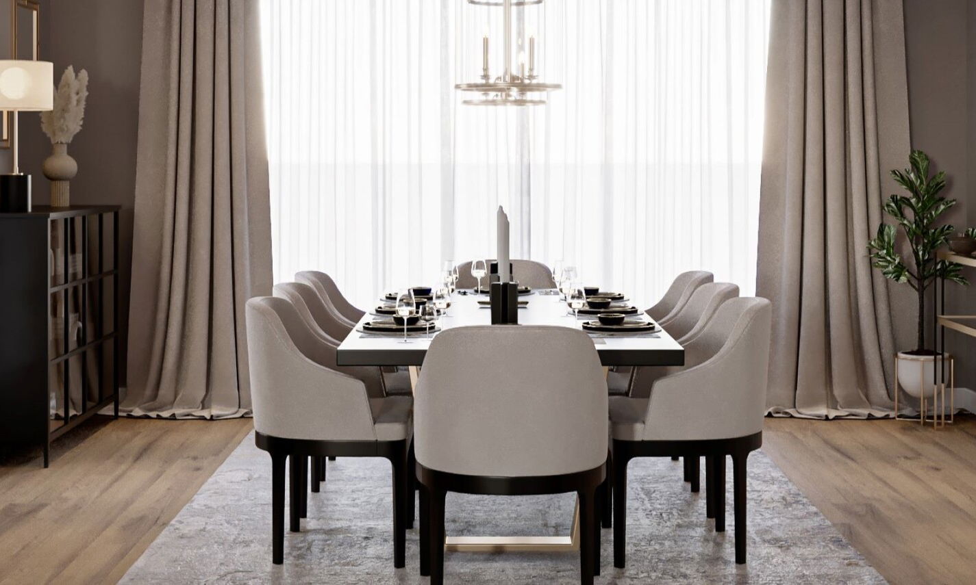 Contemporary Glam Dining Room