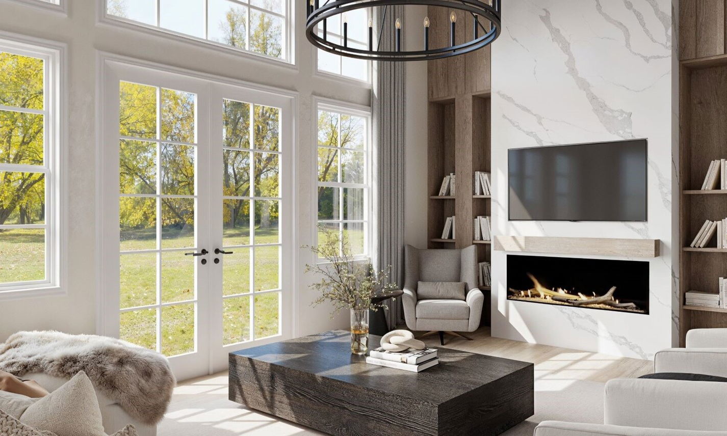 Modern Glam Living Room Design by interior designers in Las Vegas, Nevada