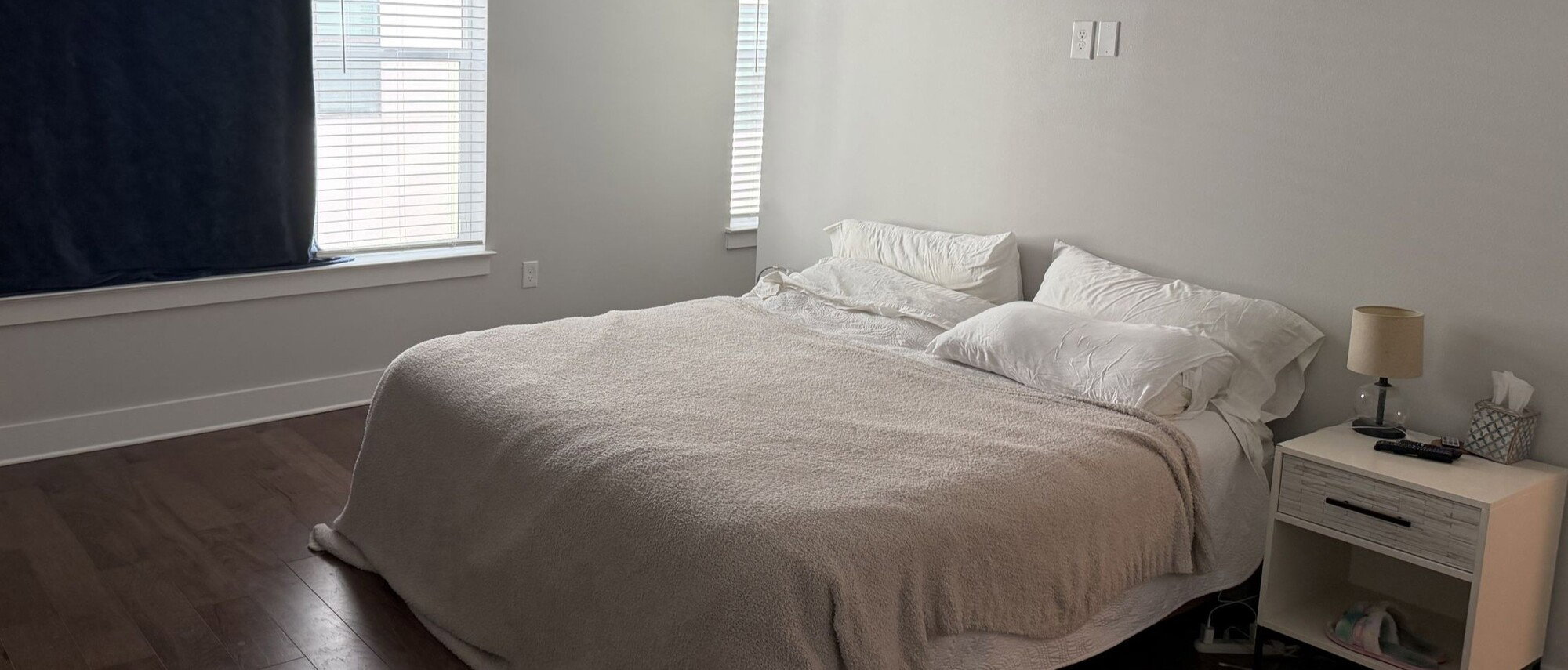 Sleek and Stylish Modern Bedroom Design- Before Photo