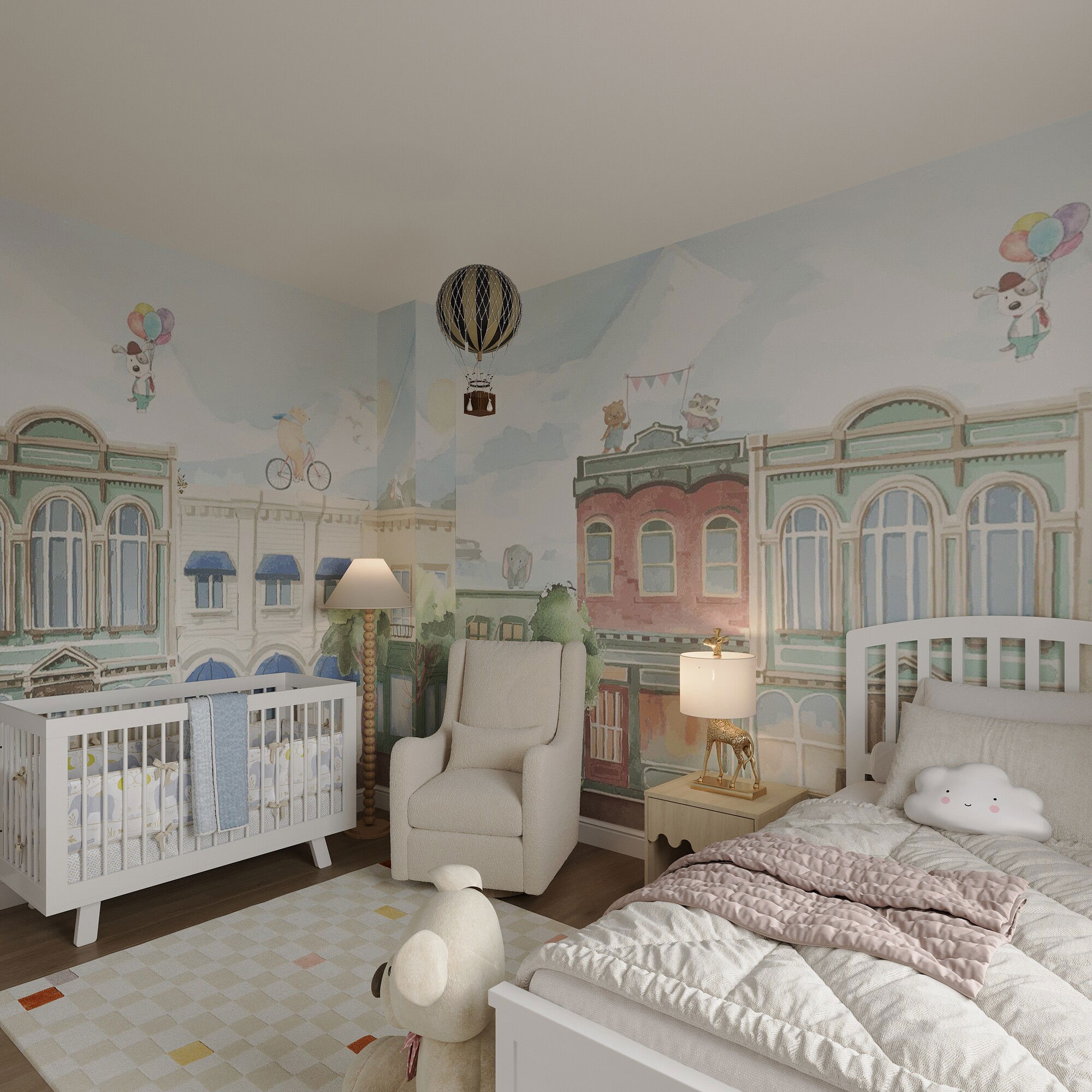 Online Designer Bedroom 3D Model 2