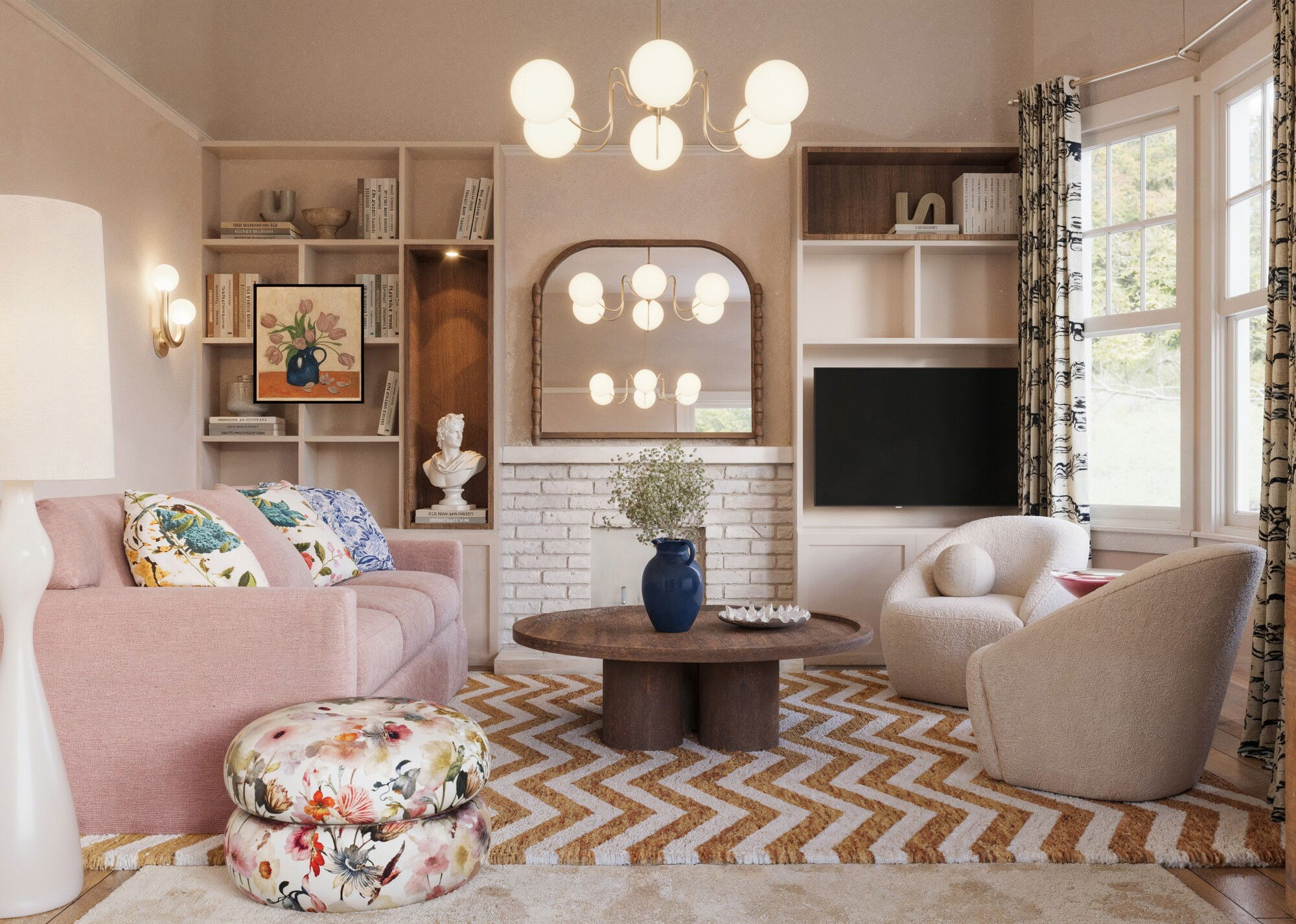 Online Designer Living Room 3D Model 7