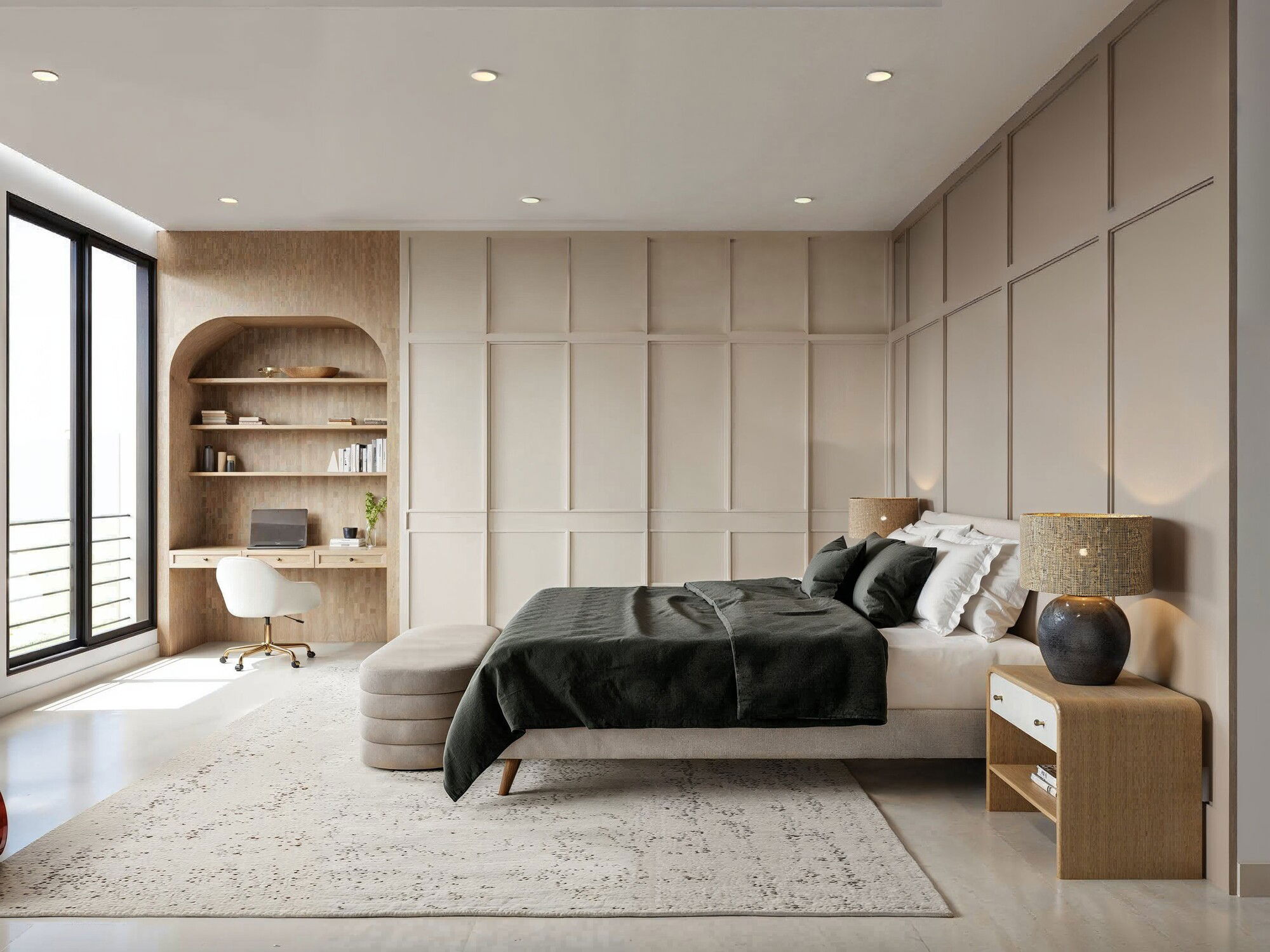 Online Designer Bedroom 3D Model 1
