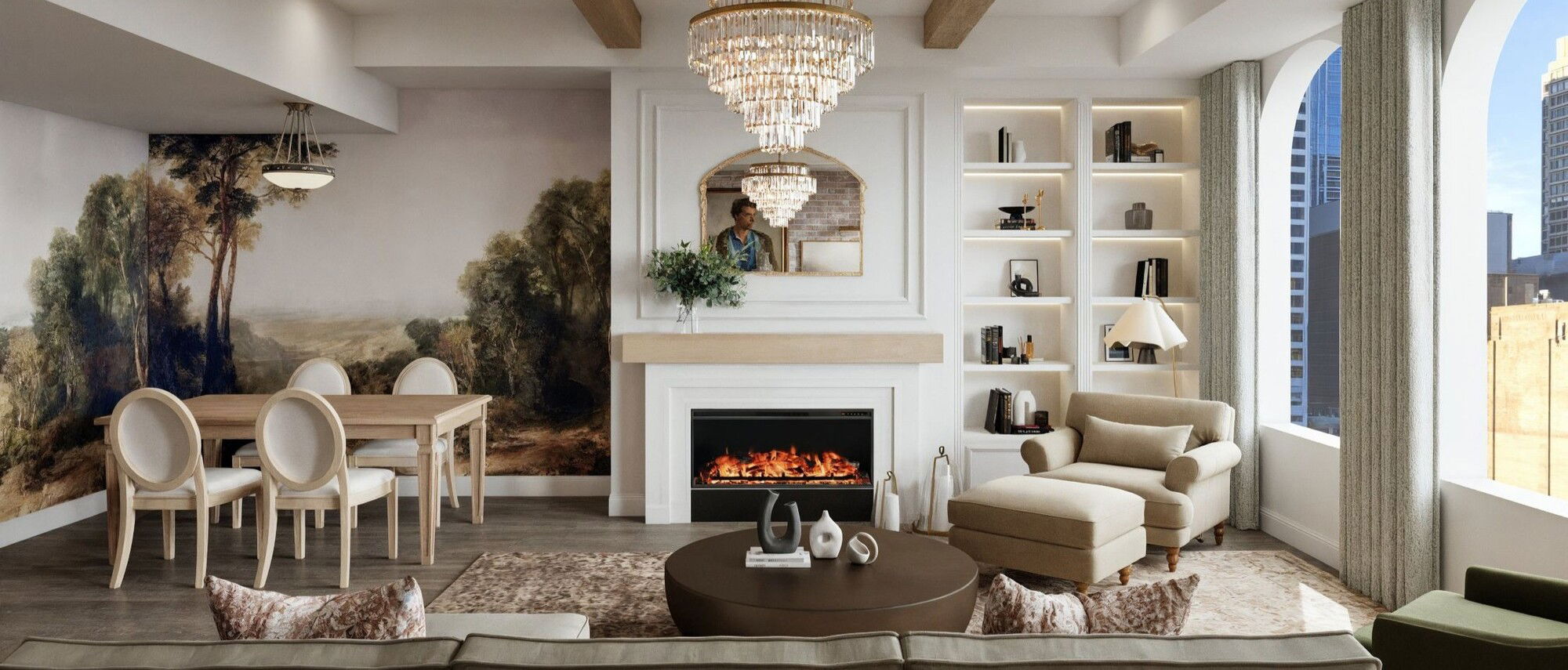 Elegant and Inviting Warmth Condo Design- After Rendering