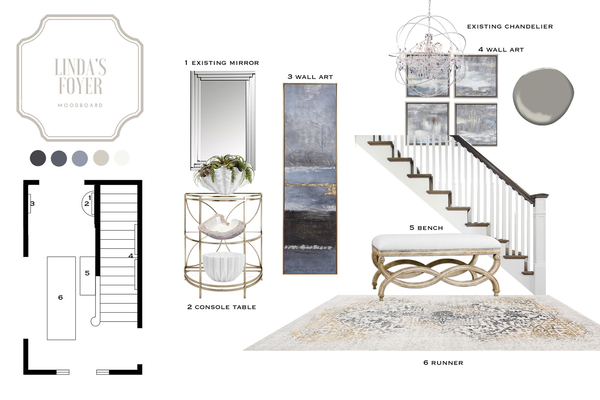 Ideas De Diseño Interior De Pasillo / Entrada De Diseñador En Línea