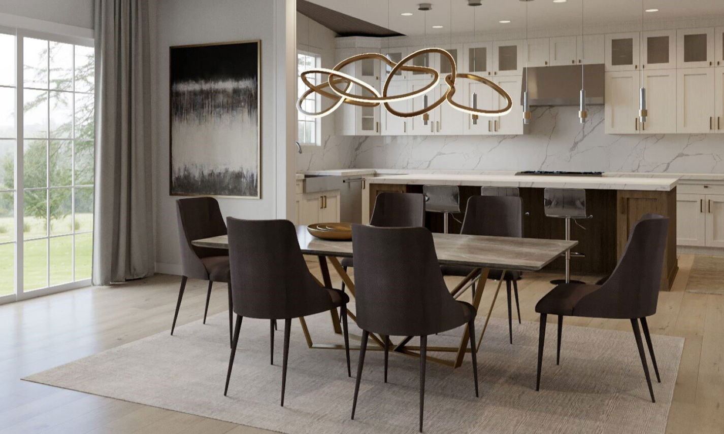 Stunning Modern Great Room Design by top Warren interior designers