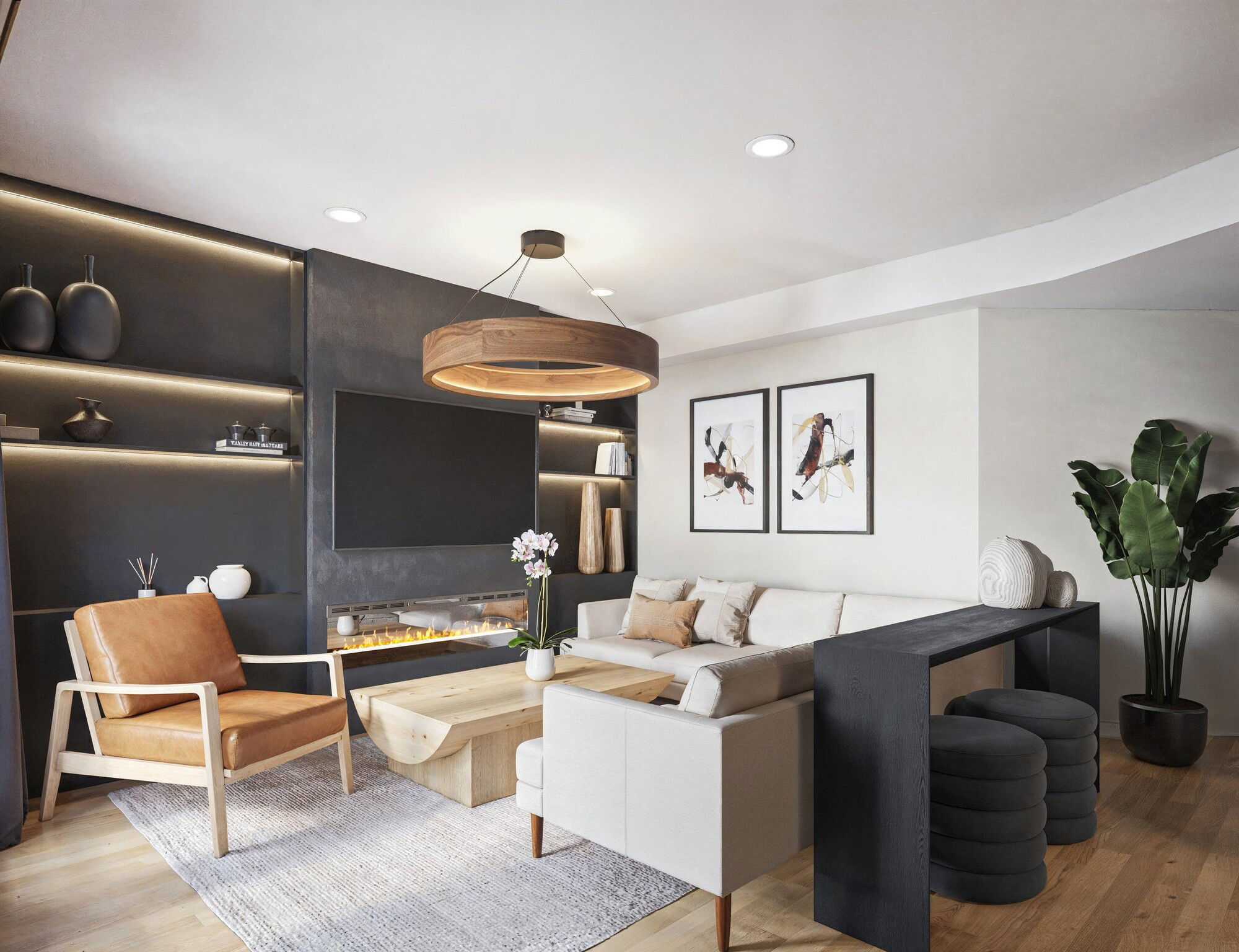 Online Designer Living Room 3D Model 2
