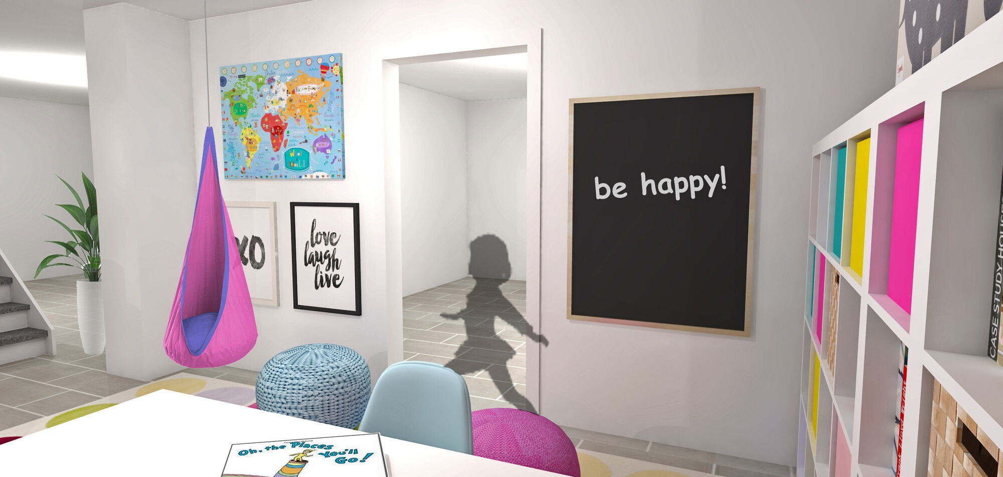 Online Designer Kids Room 3D Model 3