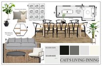 Modern Living Dining Combo Design Casey H. Moodboard 1 thumb