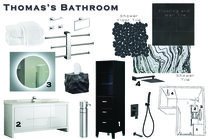 Contemporary Minimal Bathroom Sarah M. Moodboard 1 thumb