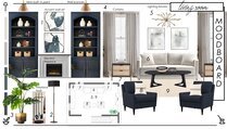 Transitional Living Room With Electric Fireplace Lidija P. Moodboard 2 thumb
