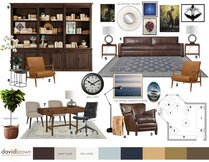 Sleek & Masculine Therapy Office Laura A. Moodboard 2 thumb