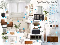 Classic Coastal Living Room Interior Design Rehan A. Moodboard 2 thumb