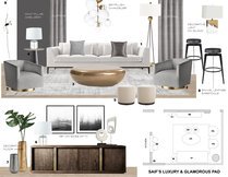 Contemporary Living Room Wallpaper Ideas Laura A. Moodboard 1 thumb