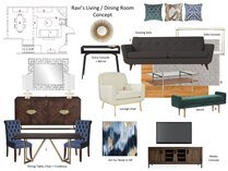 Mid century modern living room and study transformation Lynda N Moodboard 1 thumb
