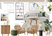 Private Therapy Office &  Lobby Design Jessica S. Moodboard 2 thumb