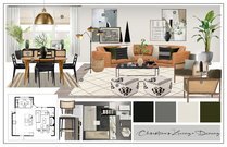 Eclectic Bedroom and Living/Dining Room Renovation Casey H. Moodboard 2 thumb