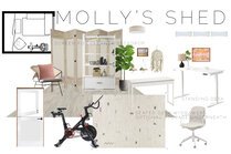 Small Home Office & She Shed Combo Design Idea Courtney B. Moodboard 2 thumb
