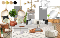 Bright and Modern Living Room Transformation Michelle B.  Moodboard 2 thumb