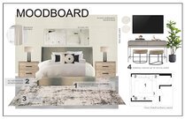 Elegant Silver Wallpaper Bedroom Design Marine H. Moodboard 2 thumb