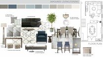 Contemporary Living Room in Muted Tones Marcy G. Moodboard 2 thumb