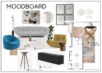 Airy Contemporary Living & Dining Interior Design Marine H. Moodboard 2 thumb