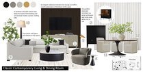 Classic Contemporary Living & Dining Room Drew F. Moodboard 2 thumb