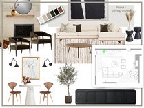 Casual Chic Living & Dining Room Design Dragana V. Moodboard 2 thumb