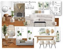 Modern Rustic Cabin Living Room Design  Wanda P. Moodboard 1 thumb