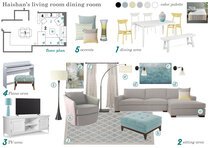Contemporary with Neutral Tones Living Room Marina S. Moodboard 1 thumb