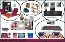 Beautiful, Multi Functional Lounge Design Rachel H. Moodboard 1 thumb
