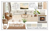 Coastal Living & Dining with Stone Fireplace Casey H. Moodboard 1 thumb