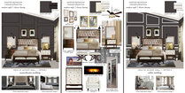 Debbies Classy Black & White Bedroom Design Lane B. Moodboard 2 thumb